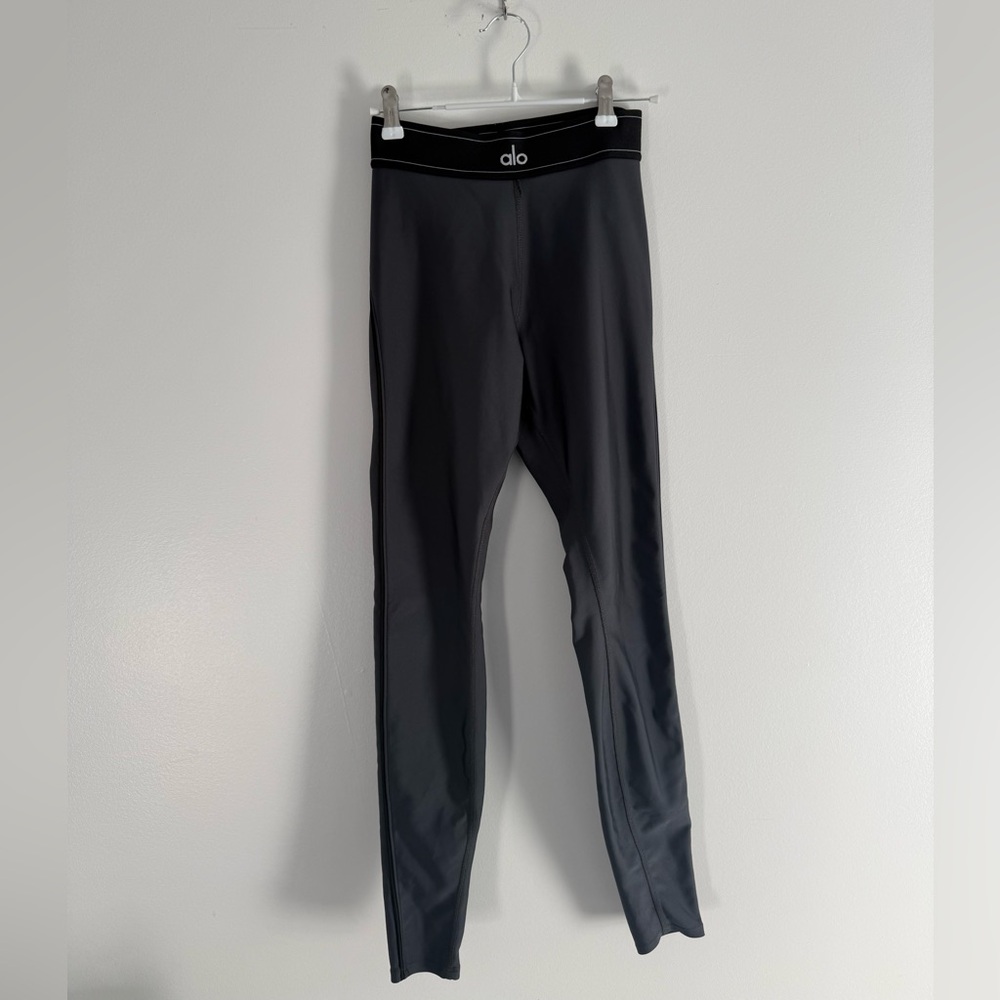 Alo Yoga Airlift High-Waist 7/8 Leggings Charcoal Grey | Small